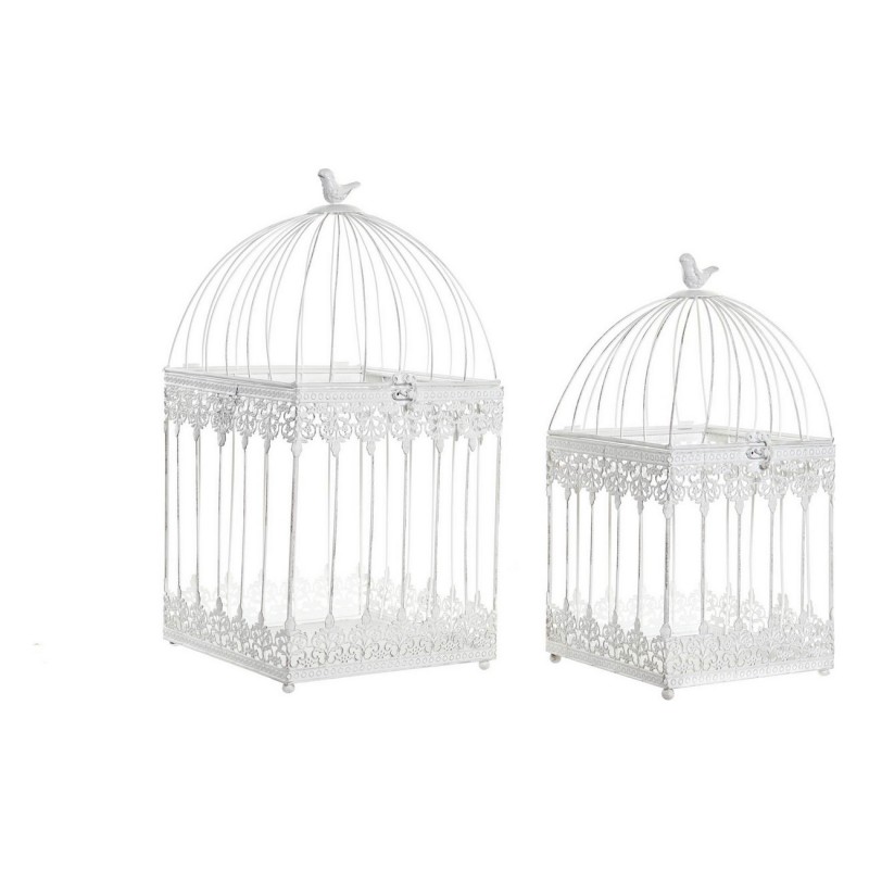 Cage DKD Home Decor Metal (2 pcs)