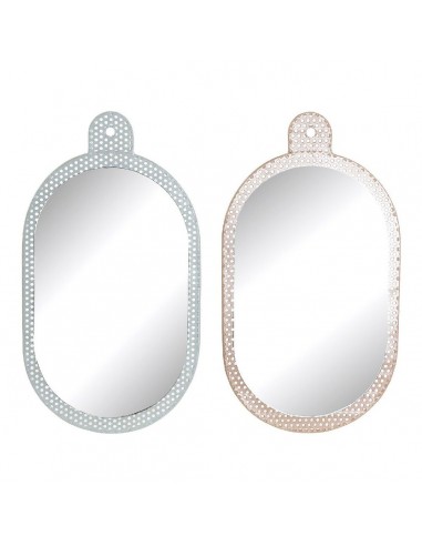 Wall mirror DKD Home Decor White Pink...