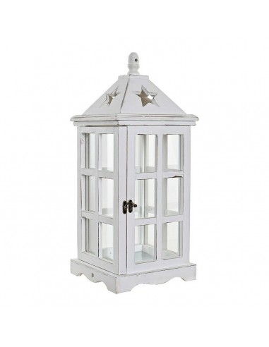 Lantern DKD Home Decor White Crystal...