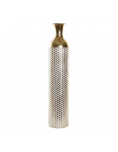 Vase DKD Home Decor Weiß Metall (16 x...