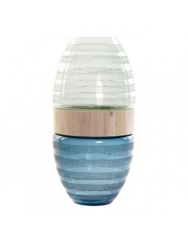 Vase DKD Home Decor Blue Mint Wood...