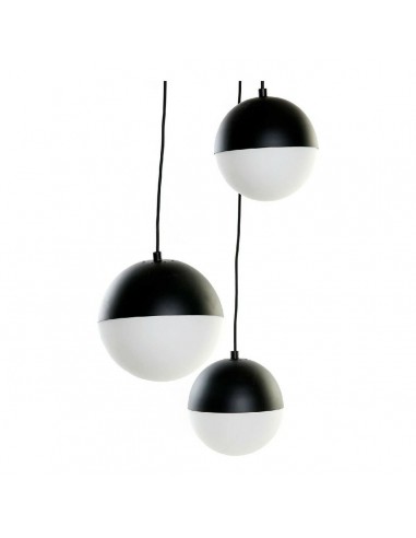 Plafondlamp DKD Home Decor Wit Zwart...