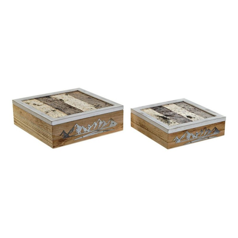 Set of decorative boxes DKD Home...