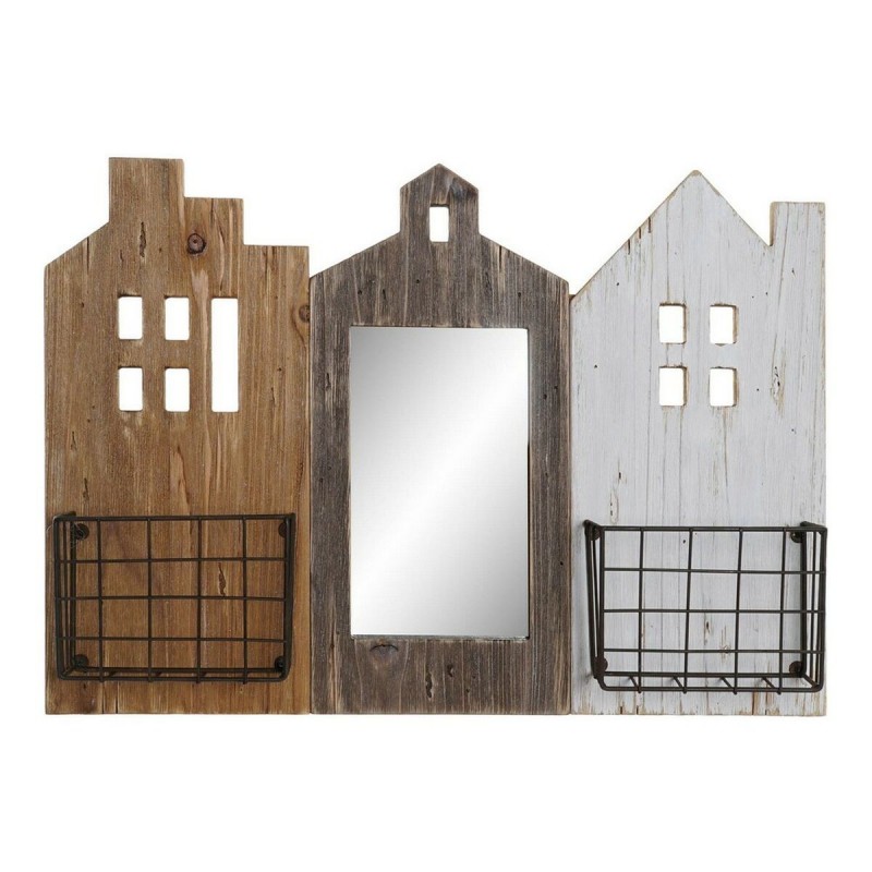 Porte-revues DKD Home Decor Blanc...