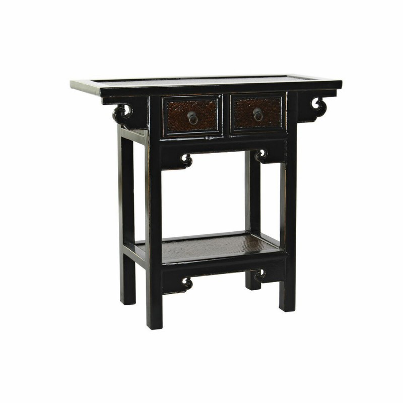 Side table DKD Home Decor Black Elm...