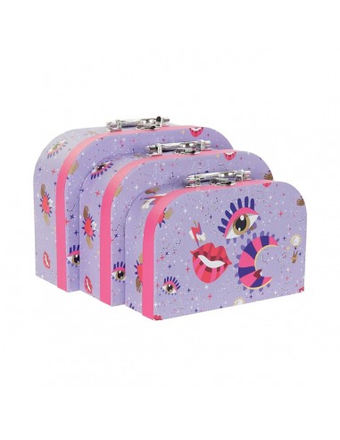 Set of decorative boxes DKD Home...