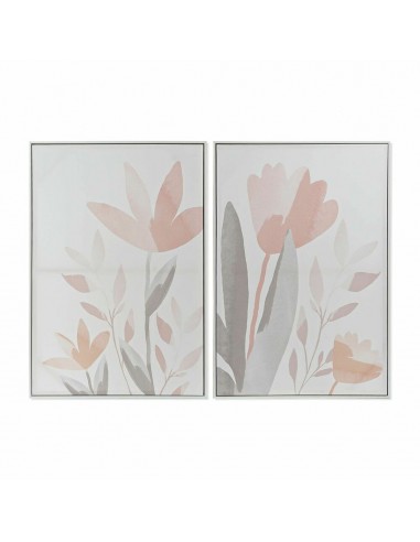 Cadre DKD Home Decor Fleurs (62,2 x...