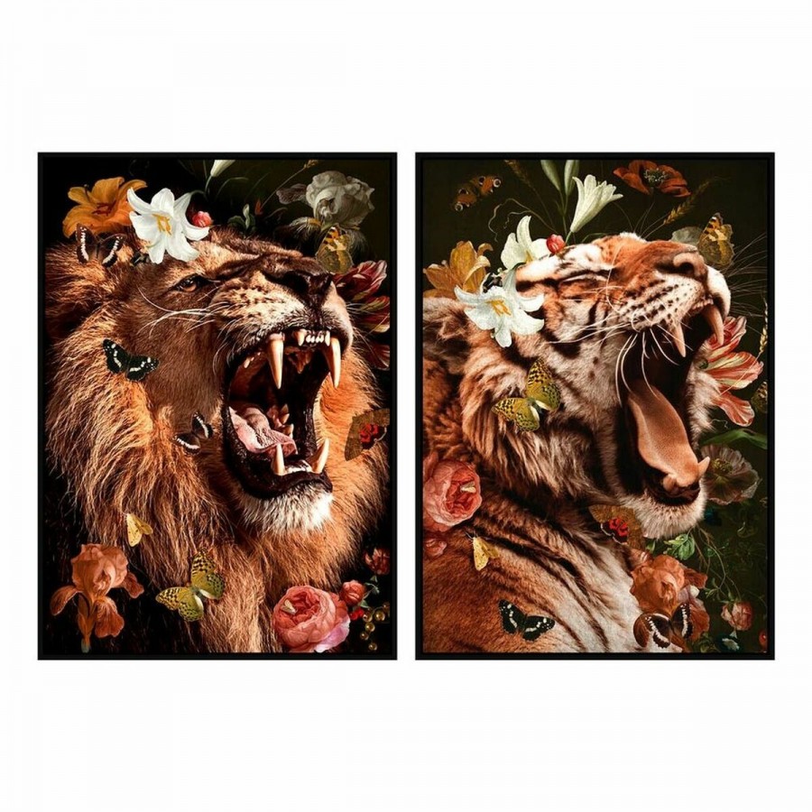 Cadre DKD Home Decor S3017933 Jungle...