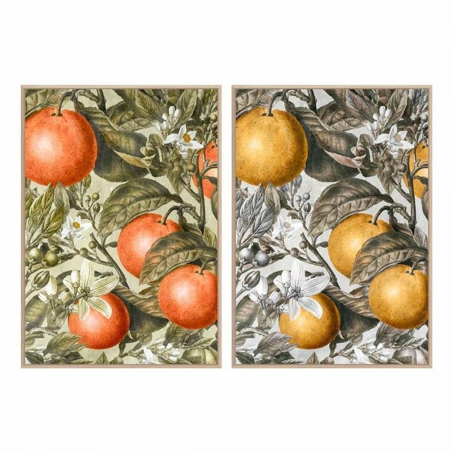 Cadre DKD Home Decor Fruits (53 x 4,5...