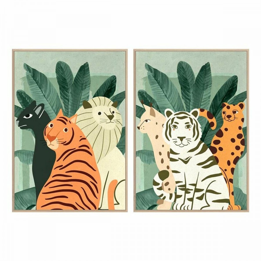 Bild DKD Home Decor Tropical tiere...