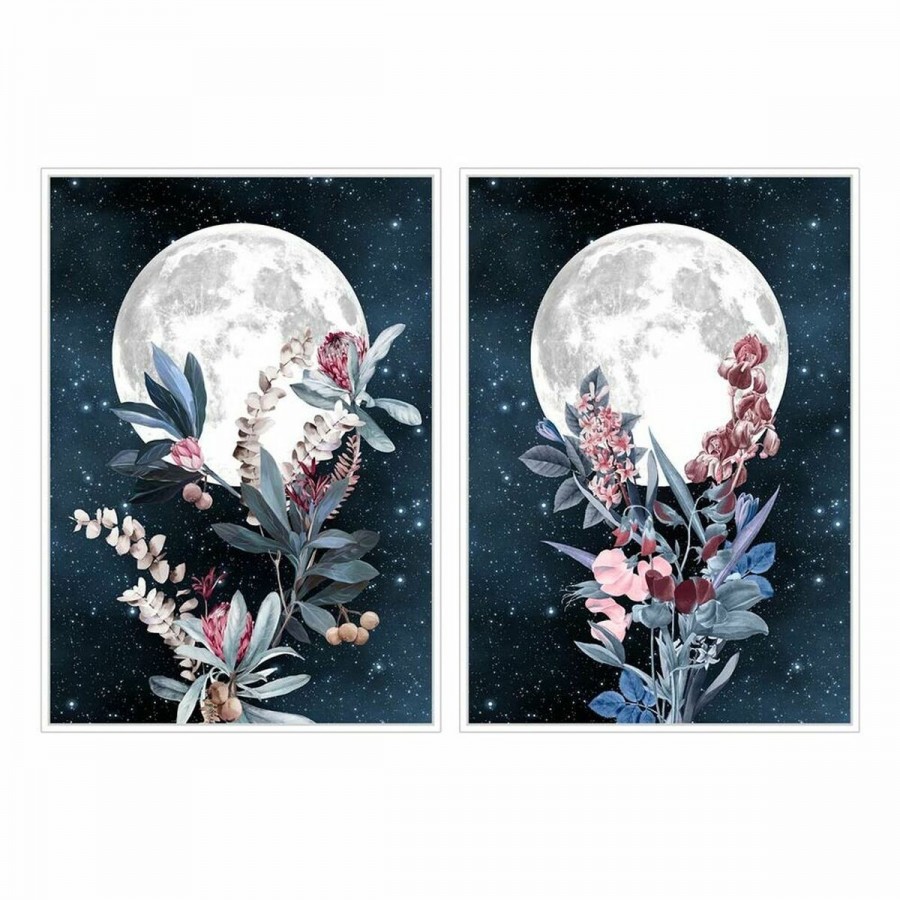 Painting DKD Home Decor S3017940 Moon...