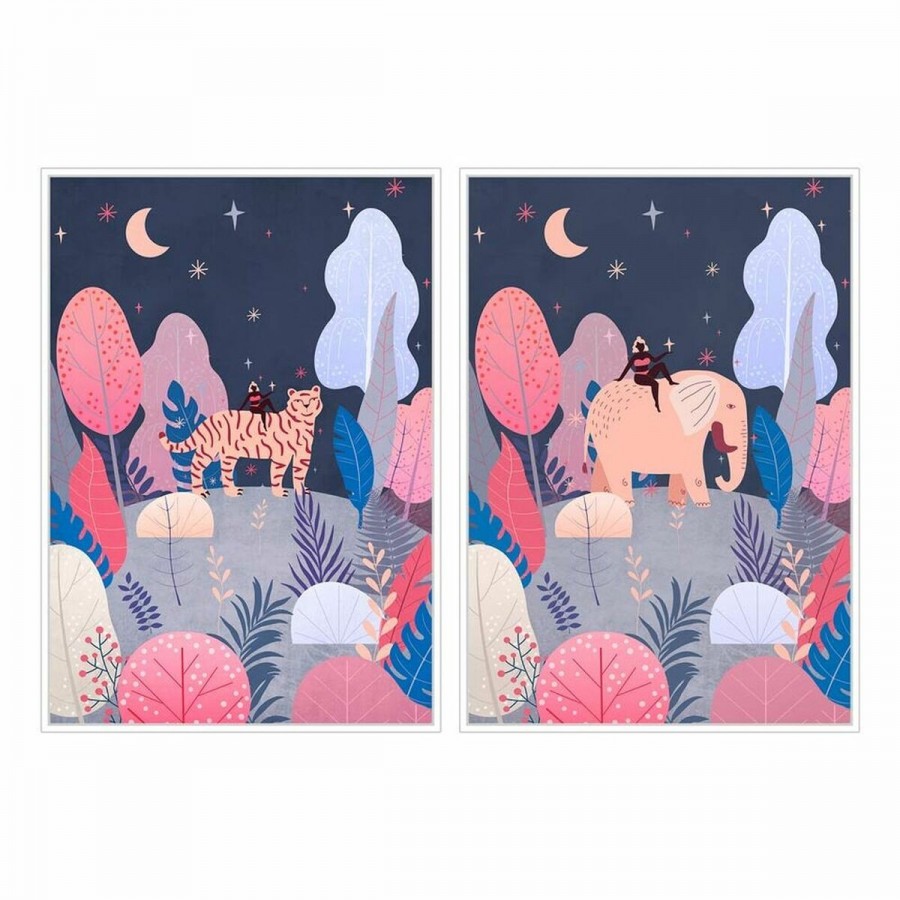 Quadro DKD Home Decor Alberi (53 x...