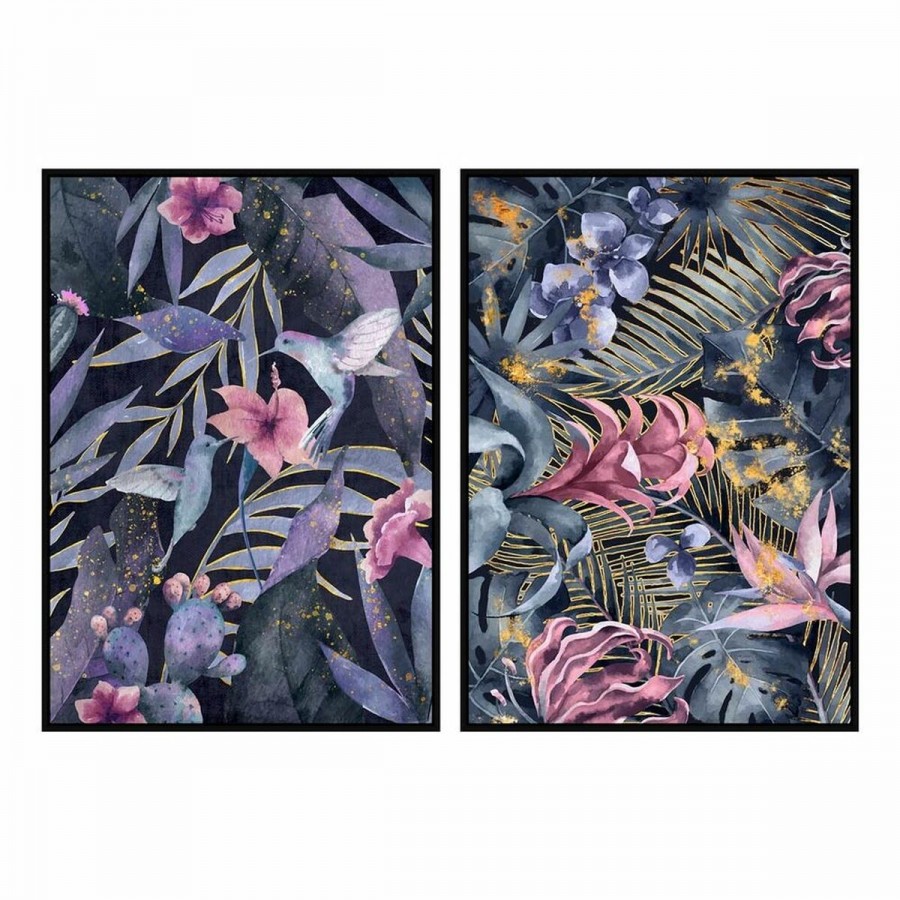 Quadro DKD Home Decor Tropicale...