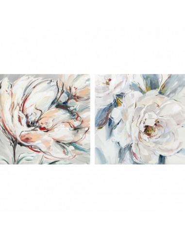 Cadre DKD Home Decor Fleur (90 x 2,5...