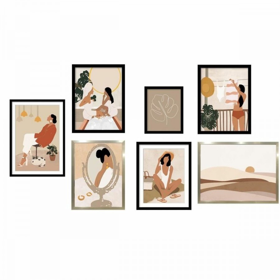 Set of 7 pictures DKD Home Decor (7...