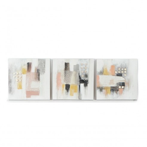 Cadre DKD Home Decor Abstrait (60 x...