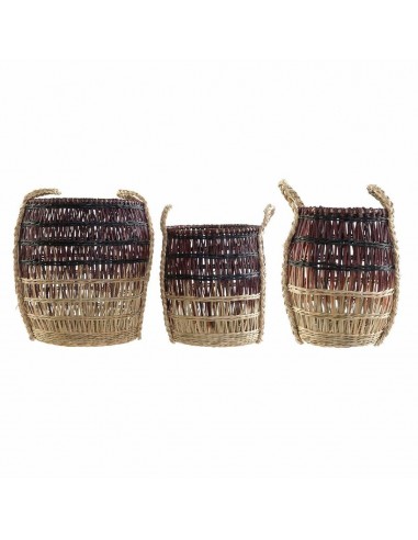 Basket set DKD Home Decor Tropical...