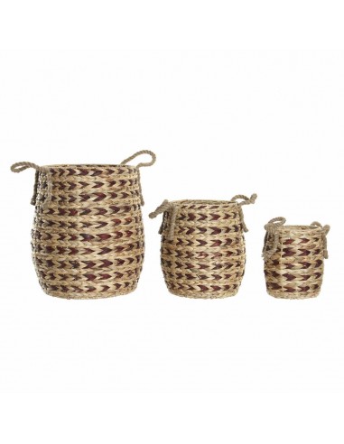 Basket set DKD Home Decor Fibre Bali...