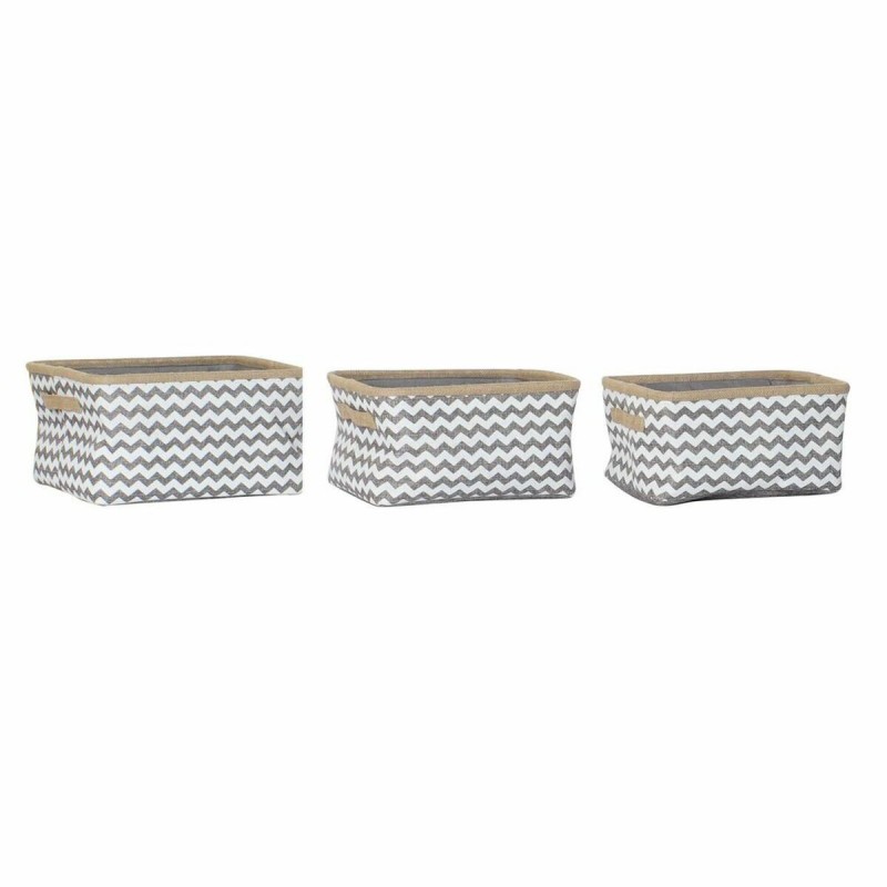 Basket set DKD Home Decor Polyester...