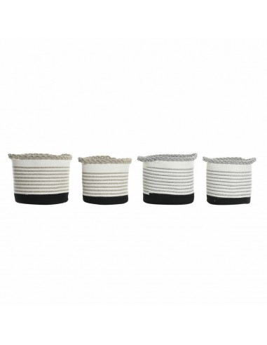 Basket set DKD Home Decor Stripes...