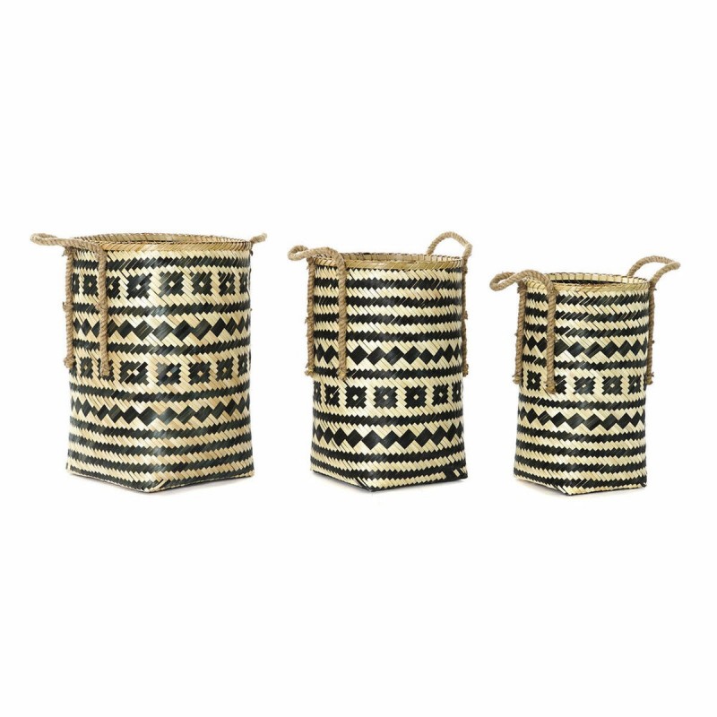 Basket set DKD Home Decor Bamboo Rope...