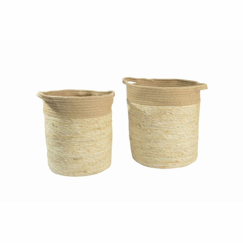 Lot de paniers DKD Home Decor Jute...