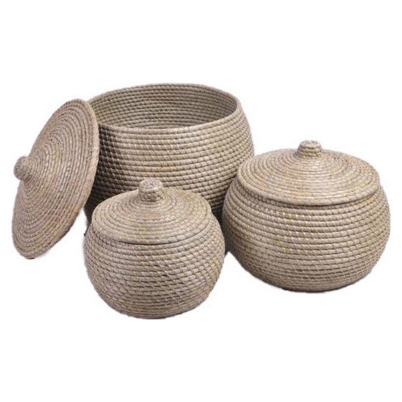 Basket set DKD Home Decor Natural...