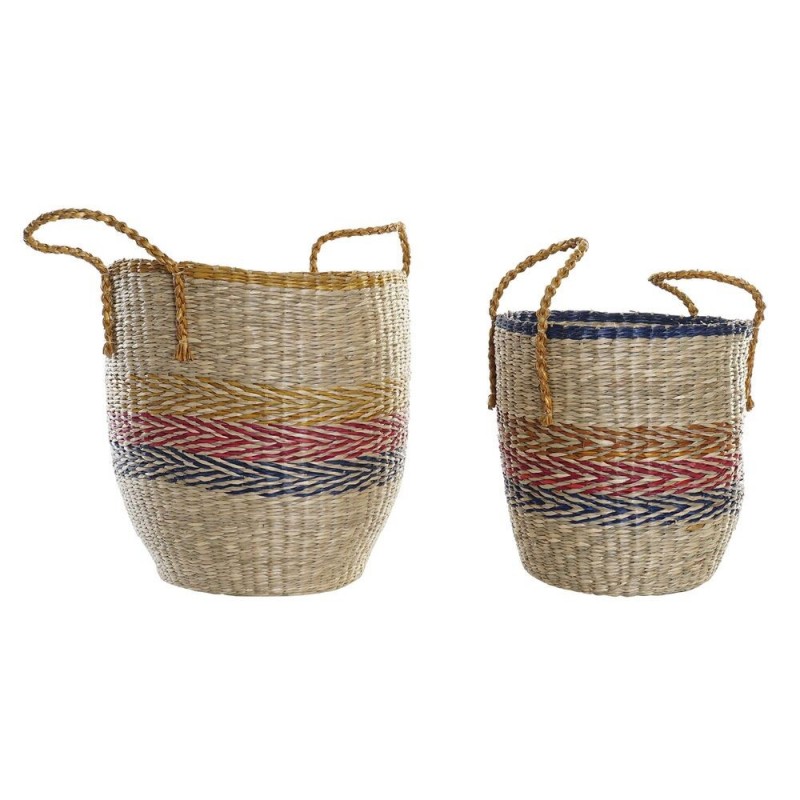 Basket set DKD Home Decor Orange...