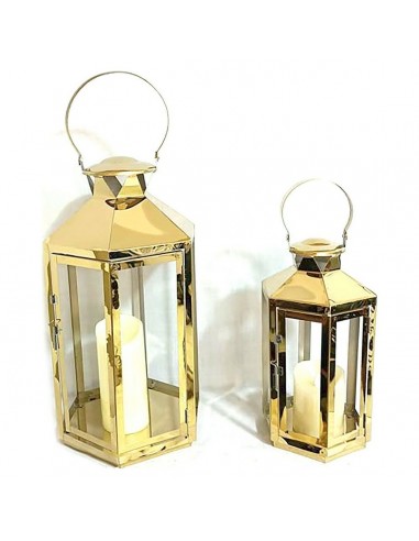 Lantern DKD Home Decor Crystal Golden...