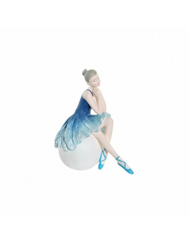 Deko-Figur DKD Home Decor Blau Harz...