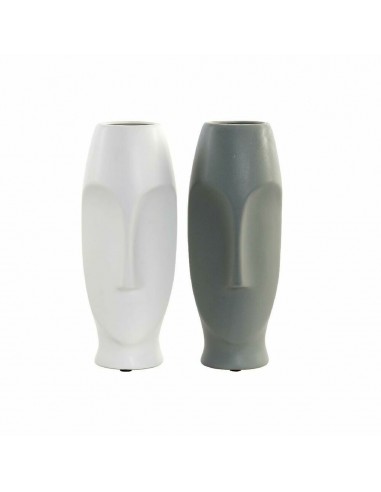 Vase DKD Home Decor Ceramic Grey...