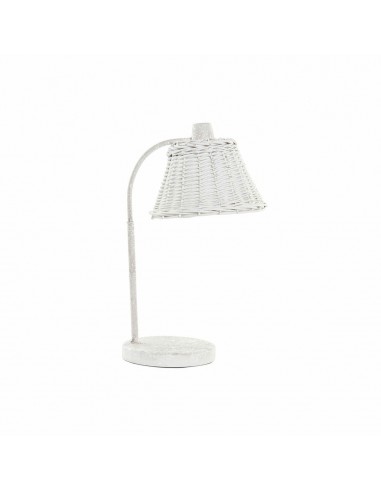 Tischlampe DKD Home Decor Metall Weiß...