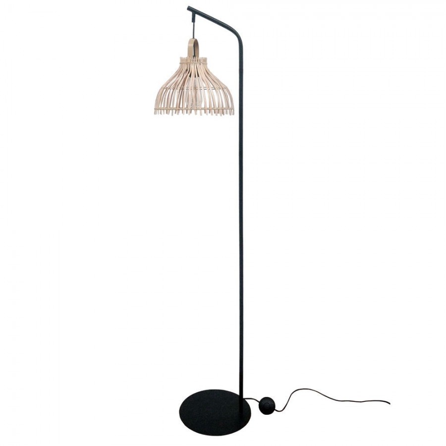 Vloerlamp DKD Home Decor Zwart Metaal...