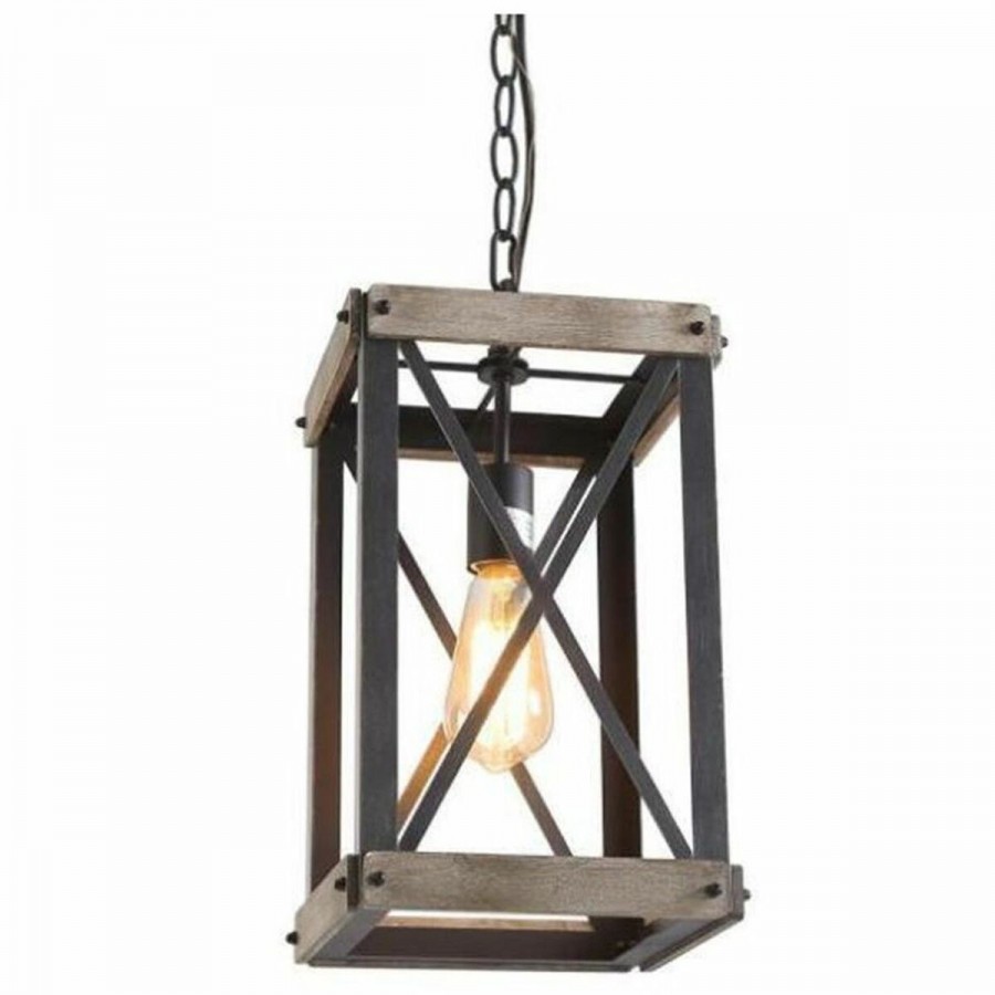 Suspension DKD Home Decor Marron Noir...