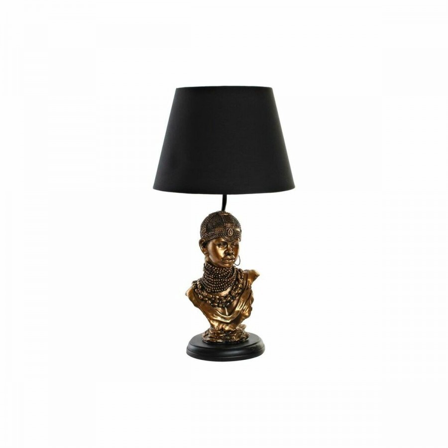 Bureaulamp DKD Home Decor Zwart...