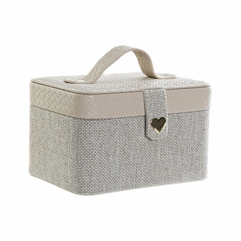 Caja-Joyero DKD Home Decor Lino...