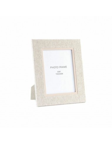 Cadre photo DKD Home Decor Beige Lin...