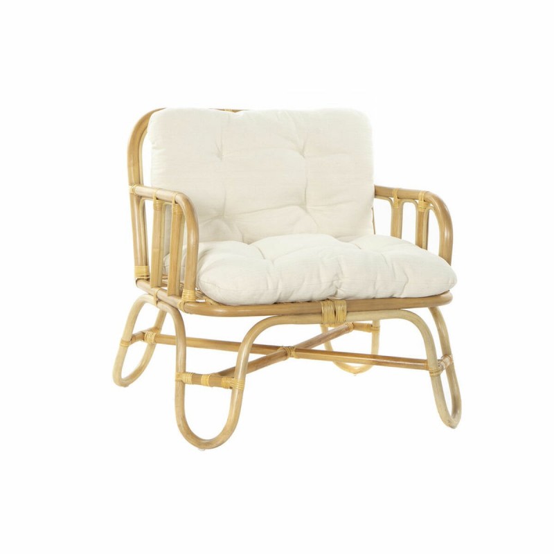 Armchair DKD Home Decor Natural Beige...