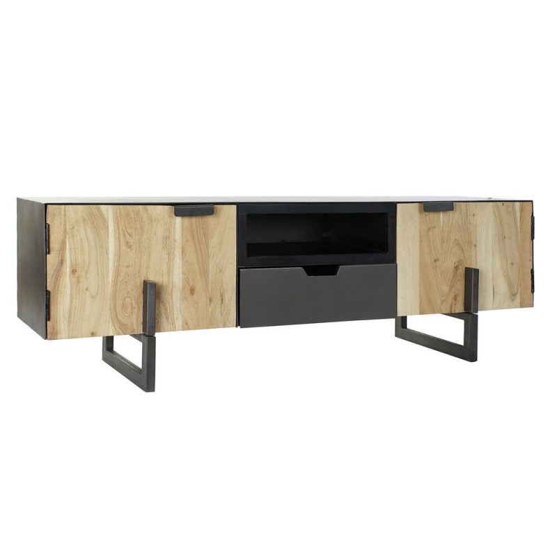 Mueble de TV DKD Home Decor Negro...