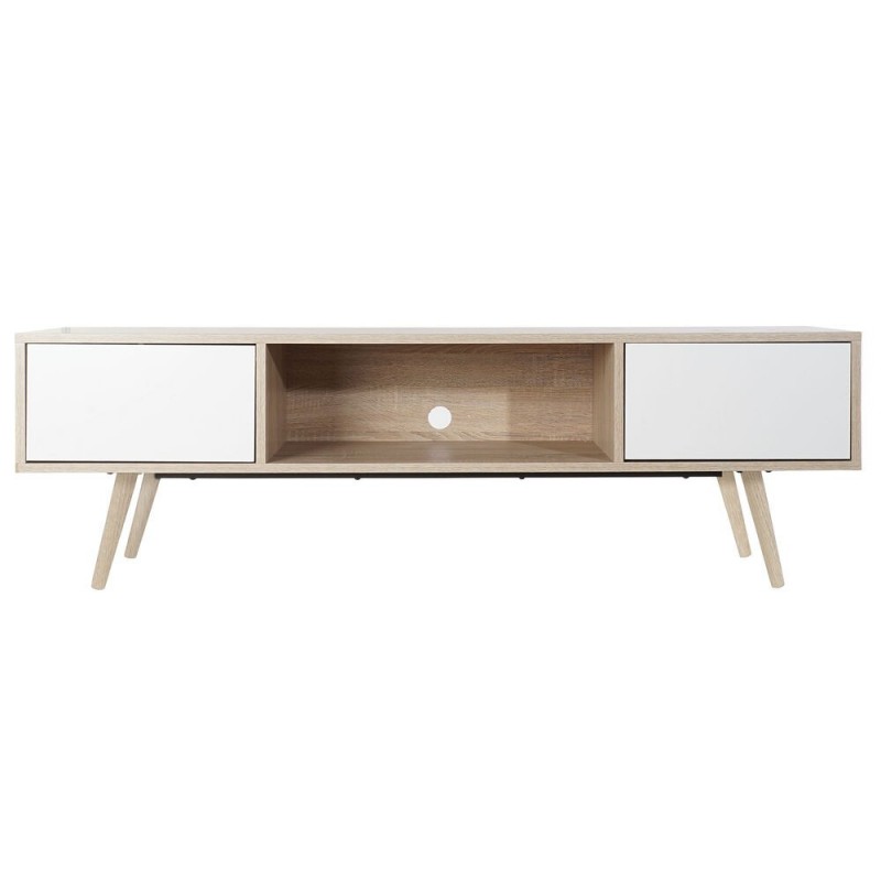 Mueble de TV DKD Home Decor Blanco...