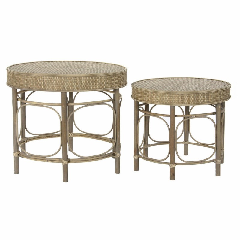 Beistelltisch DKD Home Decor Rattan...