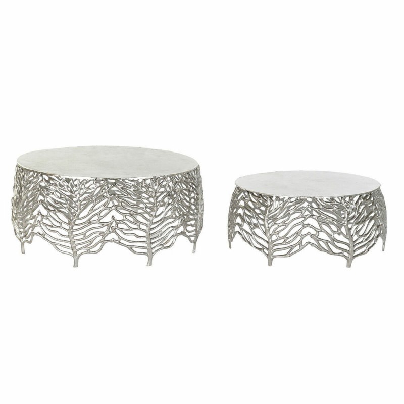 Mesa auxiliar DKD Home Decor Aluminio...