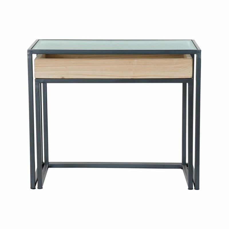 Beistelltisch DKD Home Decor Schwarz...