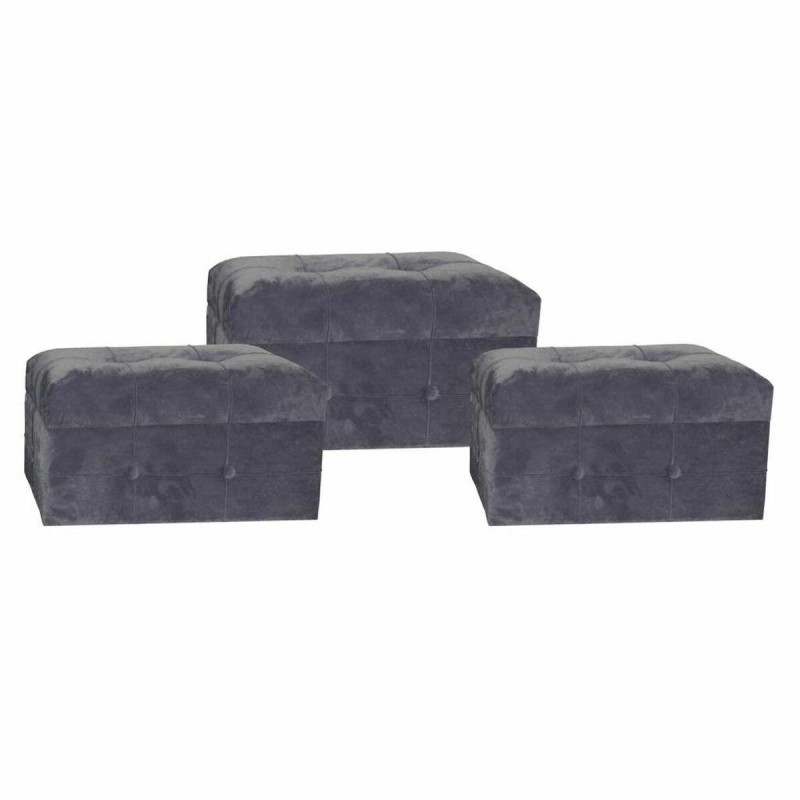 Footrest DKD Home Decor Grey...