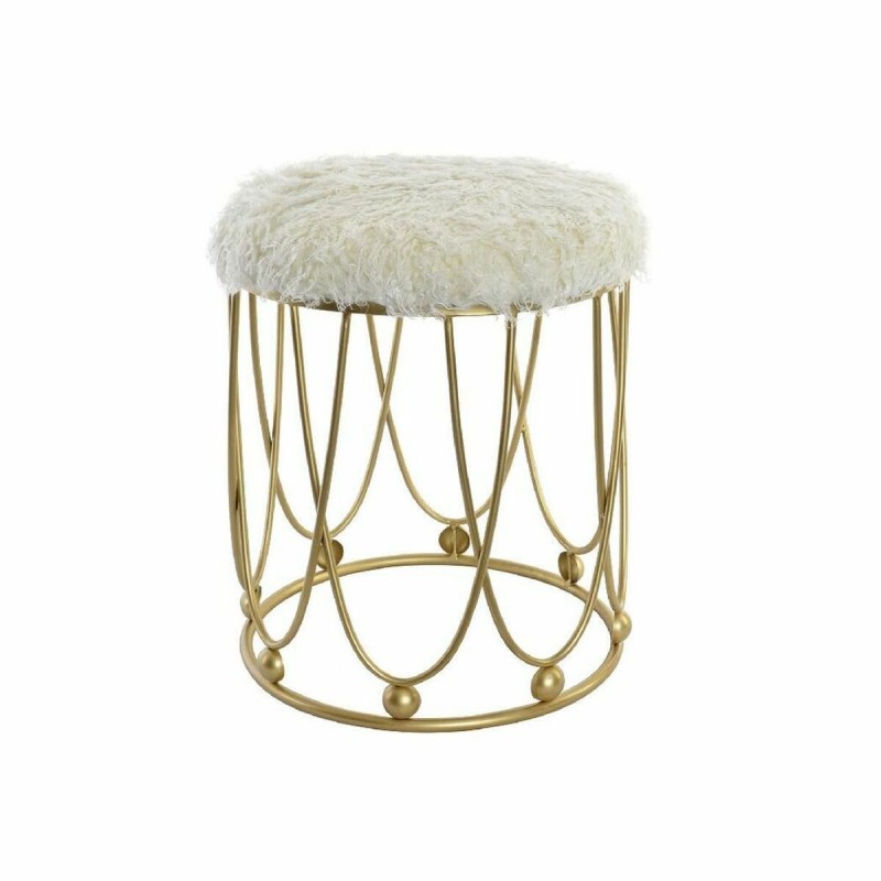 Voetensteun DKD Home Decor Gouden...