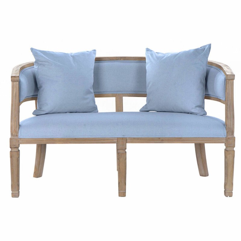 Sofa DKD Home Decor Blauw Linnen...