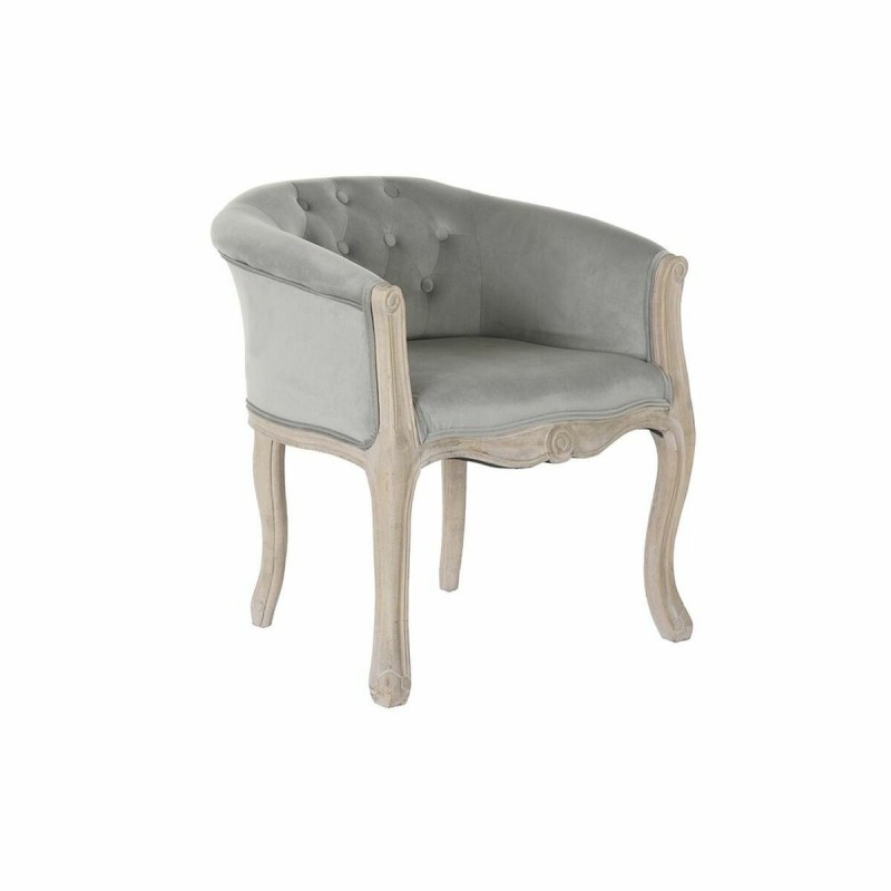 Fauteuil DKD Home Decor Gris Bois...