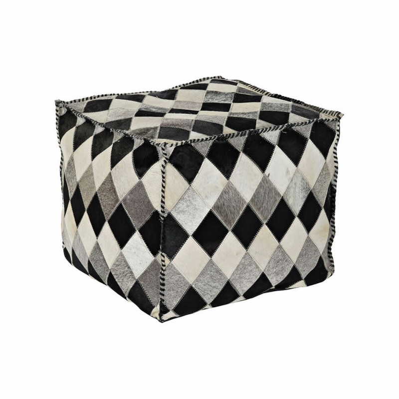 Pouf DKD Home Decor Polyester Cuir...