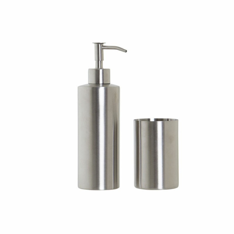 Bath Set DKD Home Decor Steel (2 pcs)