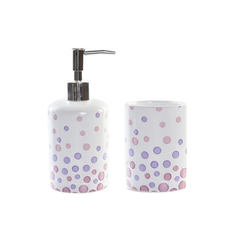 Bath Set DKD Home Decor White ABS...